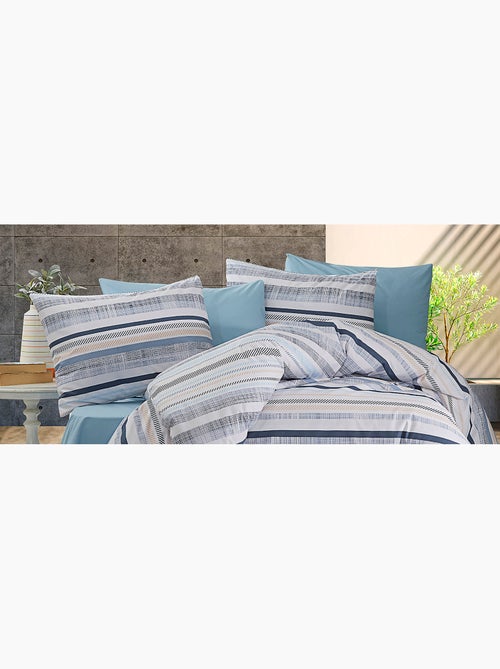 Parure housse de couette et taie(s) oreiller 100% Coton - Kiabi Parure housse de couette et taie(s) oreiller 100% Coton - Kiabi