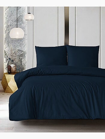 Parure housse de couette et taie(s) oreiller 100% Coton