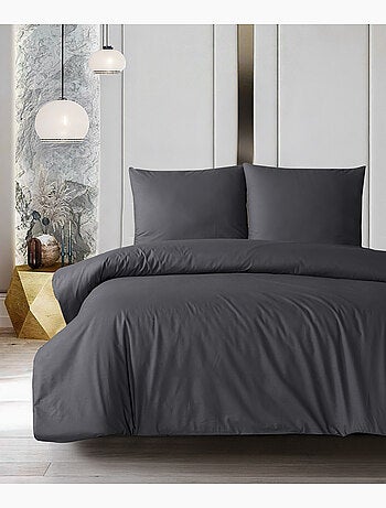 Parure housse de couette et taie(s) oreiller 100% Coton