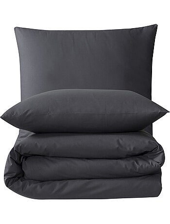 Parure housse de couette et taie(s) oreiller 100% Coton