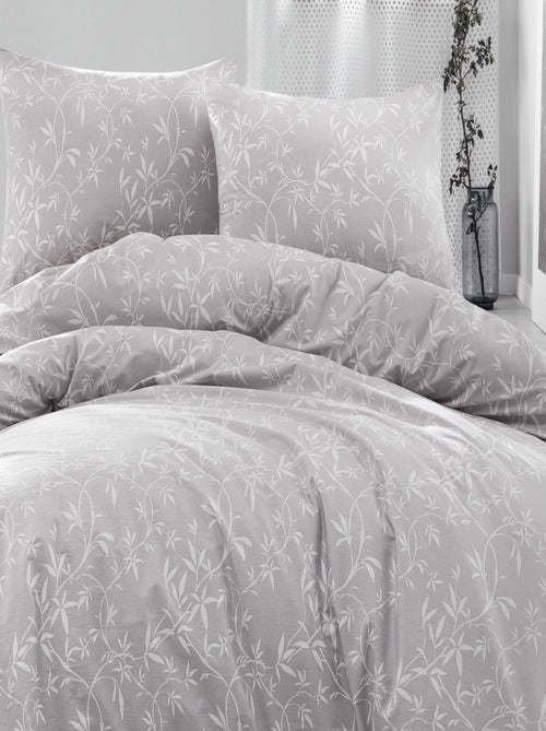 Parure housse de couette et taie(s) oreiller 100% Coton - Kiabi