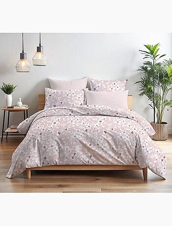 Parure housse de couette et taie(s) oreiller 100% Coton