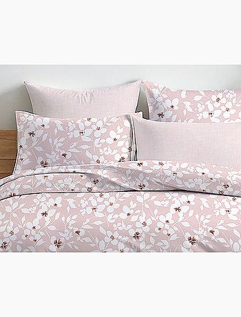 Parure housse de couette et taie(s) oreiller 100% Coton