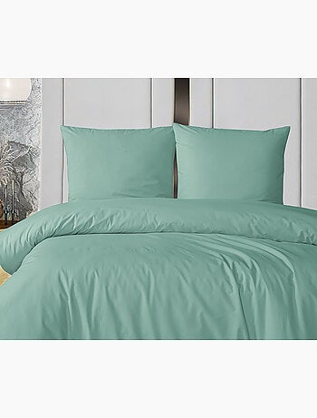 Parure housse de couette et taie(s) oreiller 100% Coton