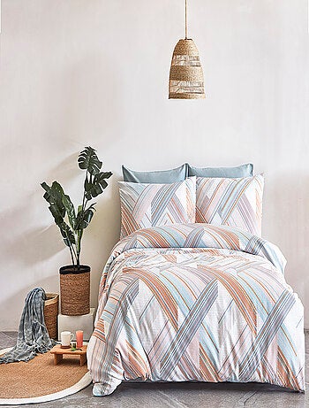 Parure housse de couette et taie(s) oreiller 100% Satin de Coton