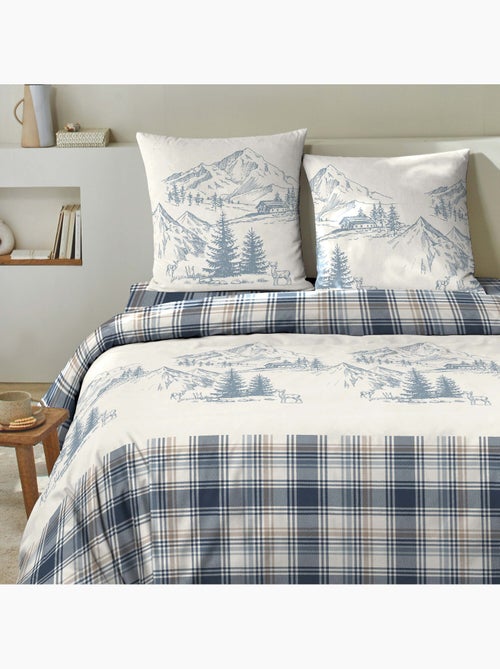 Parure housse de couette flanelle - Kiabi