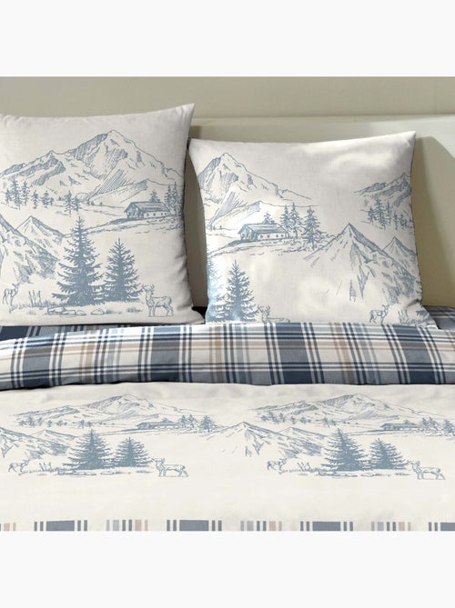 Parure housse de couette flanelle - Kiabi