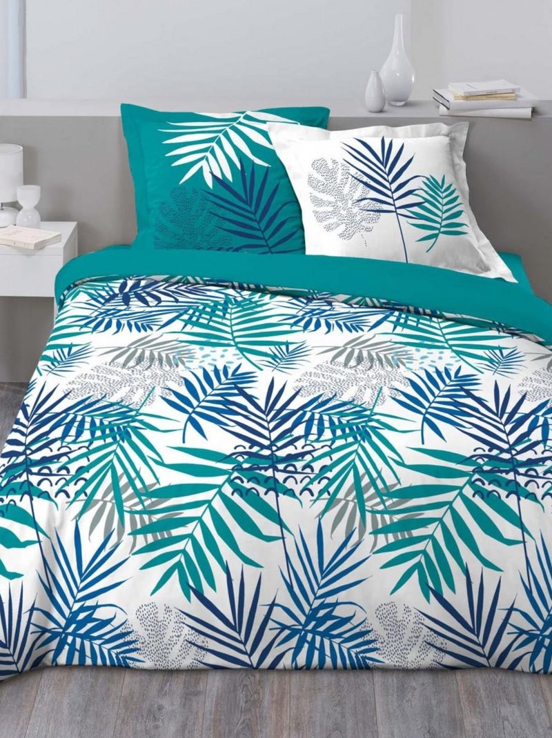 Parure Housse de couette Granada Bleu - Kiabi