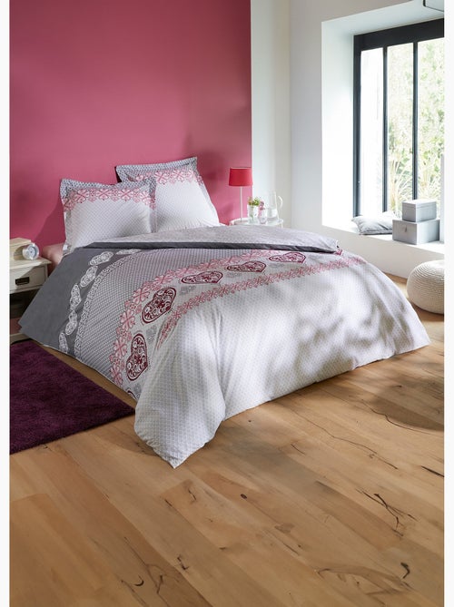 Parure housse de couette imprimé charme - Afibel - Kiabi