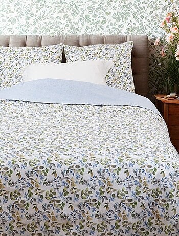 Parure housse de couette imprimés coton 120 gr FRANÇIA