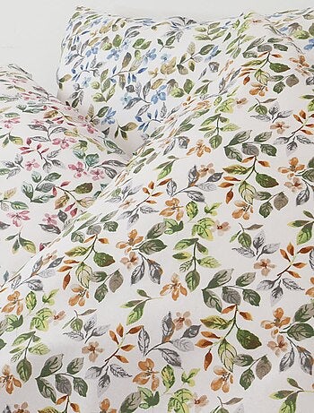 Parure housse de couette imprimés coton 120 gr FRANÇIA