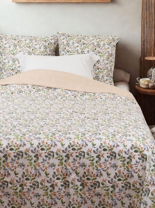 Parure housse de couette imprimés coton 120 gr FRANÇIA - Kiabi