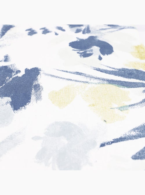 Parure housse de couette imprimés coton réversible FLORALE - Kiabi