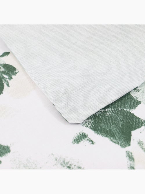 Parure housse de couette imprimés coton réversible FLORALE - Kiabi