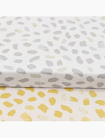 Parure housse de couette imprimés coton réversible SOPHIE