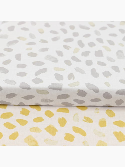 Parure housse de couette imprimés coton réversible SOPHIE - Kiabi