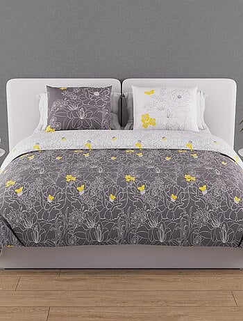 Parure Housse de couette LISA 57 fils/ cm2, par Soleil d'Ocre avec 2 taies d'oreiller