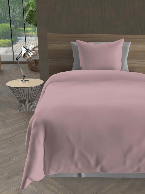 Parure Housse de couette microfibre lavee intemporel - Kiabi