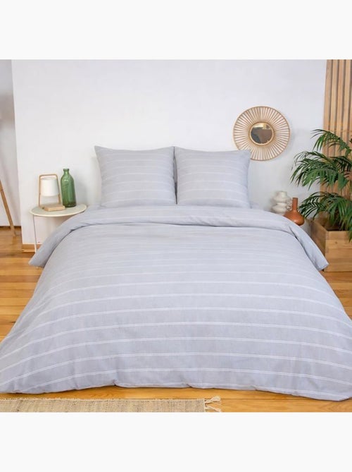 Parure housse de couette palomagia – microfibre lavée 220x240cm - Kiabi Parure housse de couette palomagia – microfibre lavée 220x240cm - Kiabi