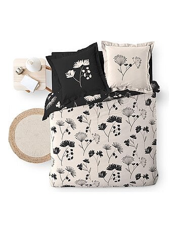 Parure Housse de couette Percale Collection Jolies fleures