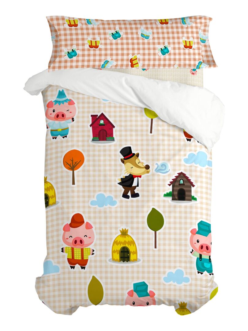 Piggys vichy Set housse couette 100x120, Je commande !