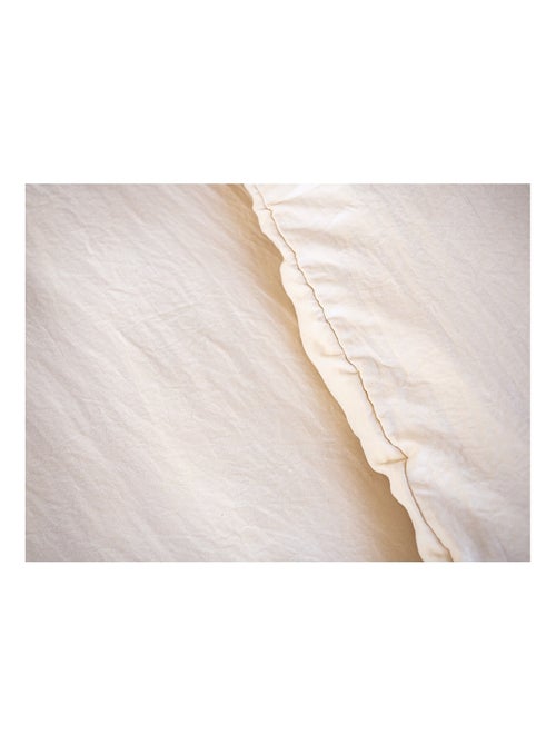 Parure housse de couette polyester vert olive - Kiabi