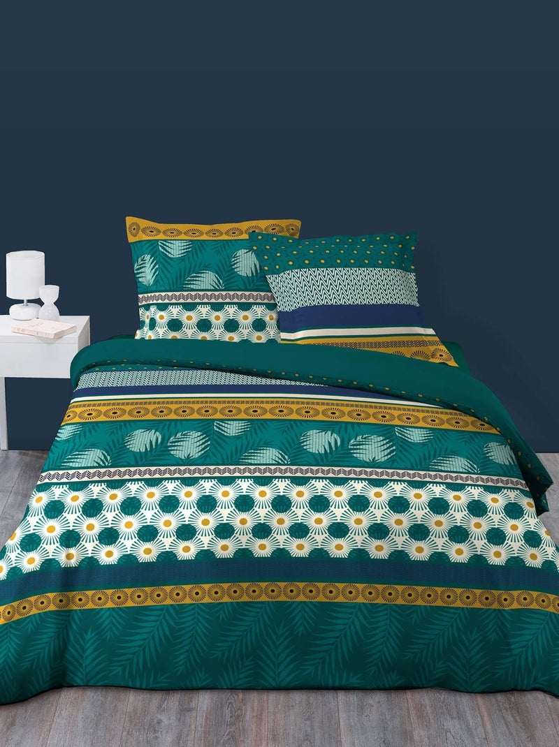 Parure Housse de couette + taie Leuralys Multicolore - Kiabi