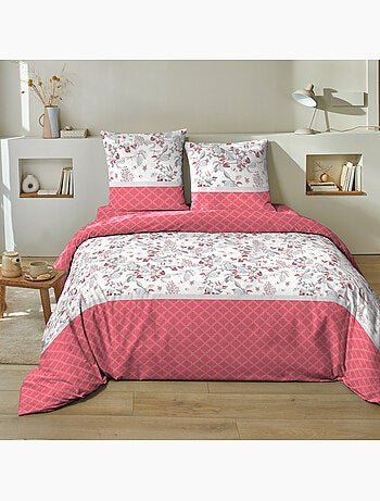 Parure housse de couette + taie(s) coton chorai