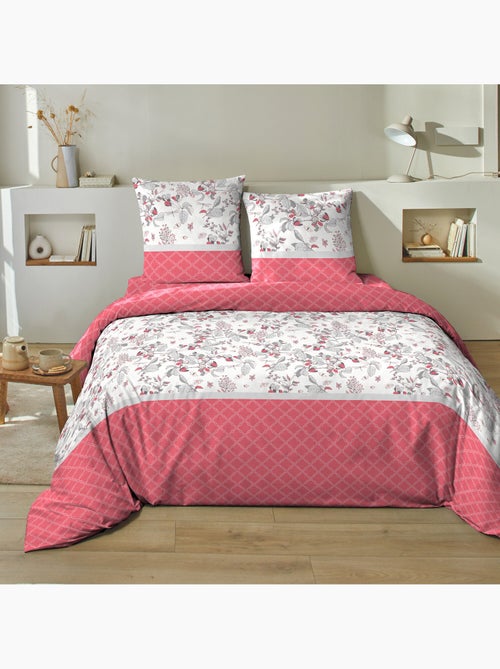 Parure housse de couette + taie(s) coton chorai - Kiabi Parure housse de couette + taie(s) coton chorai - Kiabi