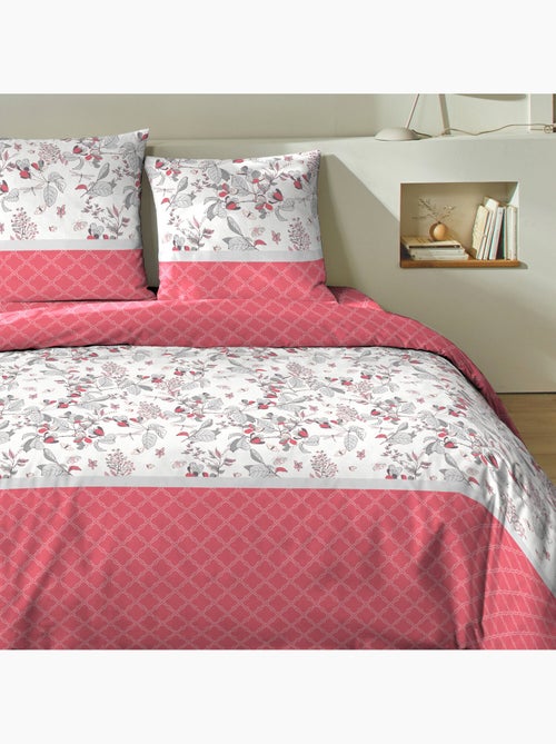 Parure housse de couette + taie(s) coton chorai - Kiabi Parure housse de couette + taie(s) coton chorai - Kiabi