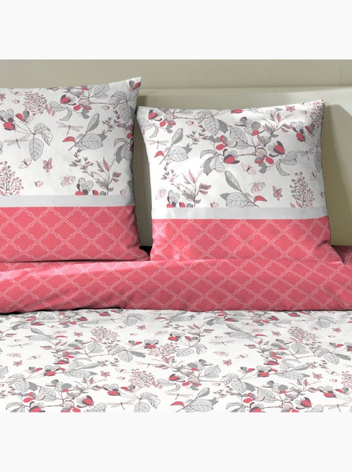 Parure housse de couette + taie(s) coton chorai - Kiabi Parure housse de couette + taie(s) coton chorai - Kiabi