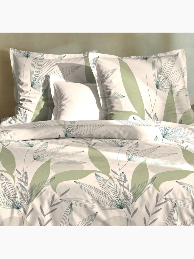 Parure housse de couette + taie(s) coton dune Blanc - Kiabi