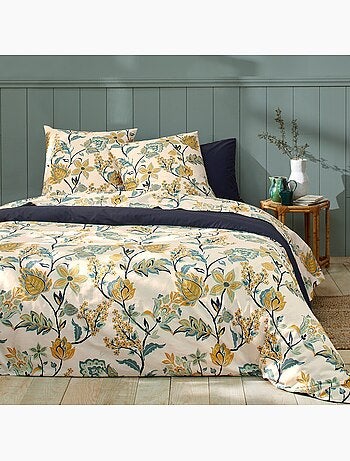 Parure housse de couette + taie(s) flanelle coton minea