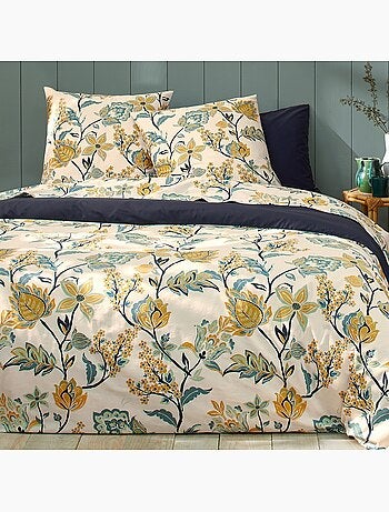 Parure housse de couette + taie(s) flanelle coton minea