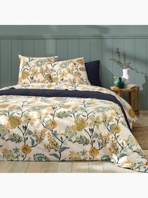 Parure housse de couette + taie(s) flanelle coton minea - Kiabi