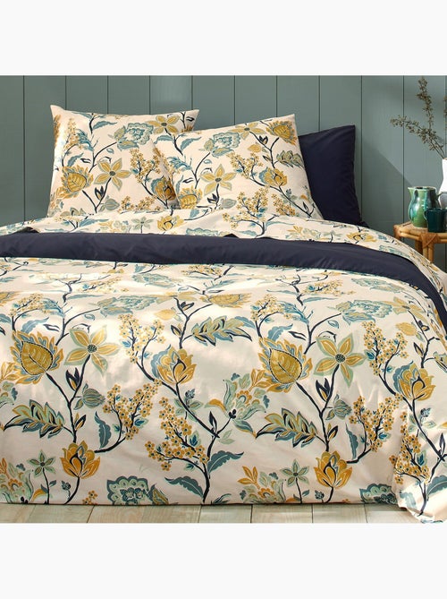 Parure housse de couette + taie(s) flanelle coton minea - Kiabi