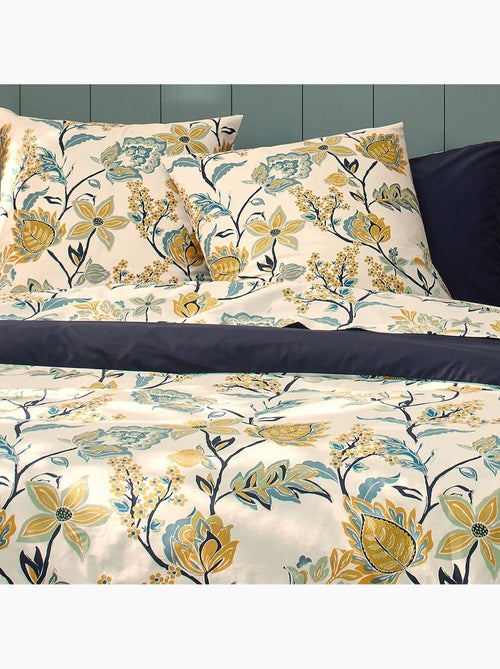 Parure housse de couette + taie(s) flanelle coton minea - Kiabi