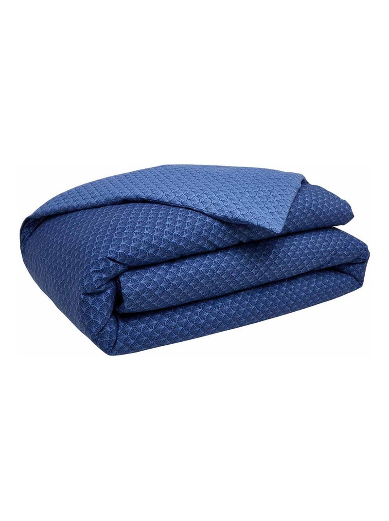 Parure imprimée en viscose de bambou, CAMILLE Bleu marine - Kiabi