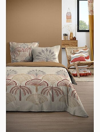 Parure le lit ambiance palmeraie