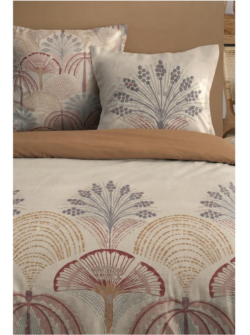 Parure le lit ambiance palmeraie Beige - Kiabi
