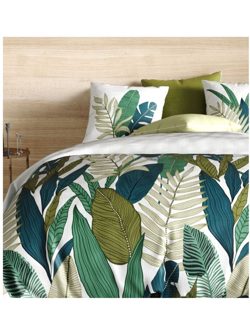 Parure le lit Collection Belemes Blanc - Kiabi