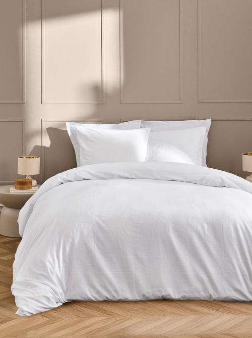 Parure Linella Ivoire Housse de Couette - Kiabi