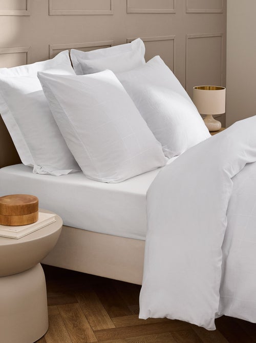Parure Linella Ivoire Housse de Couette - Kiabi
