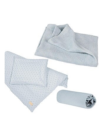 Parure lit bébé complète en coton bio 'Lil planet' ROBA