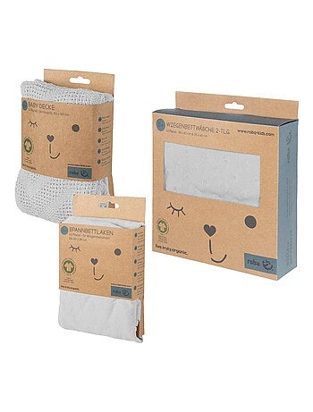 Parure lit bébé complète en coton bio 'Lil planet' ROBA