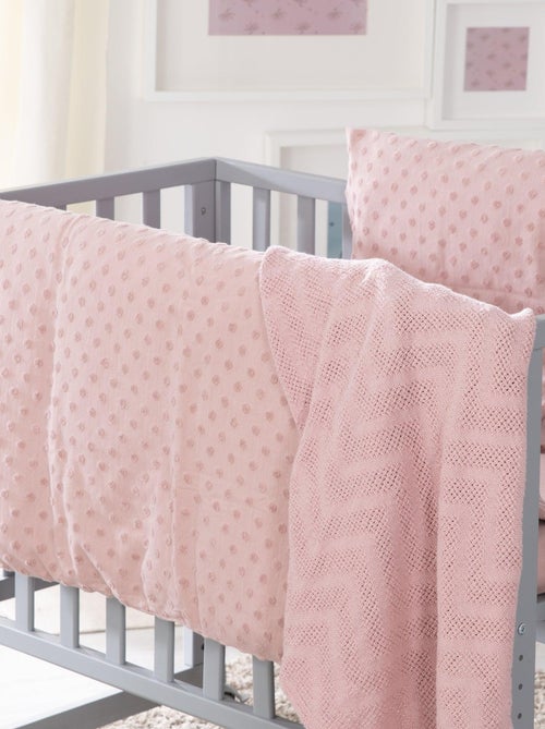 Parure lit bébé complète en coton bio 'Lil planet' ROBA - Kiabi