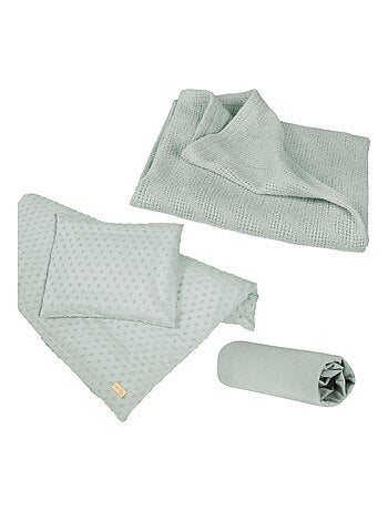 Parure lit bébé complète en coton bio 'Lil planet' ROBA