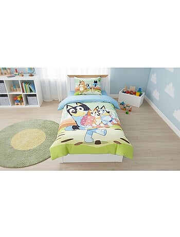Parure lit microfibre réversible 140x200 - BLUEY