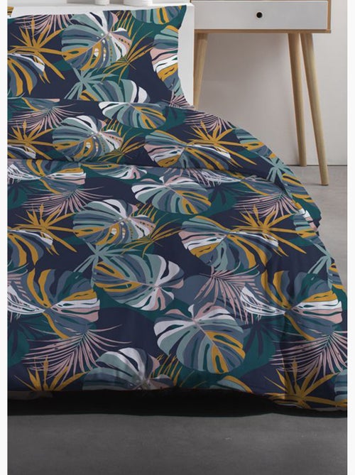 Parure pur coton 240 x 220cm, Feuillage - AFIBEL - Kiabi