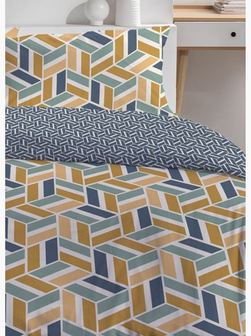 Parure pur coton 240 x 220cm, Optica - AFIBEL - Kiabi